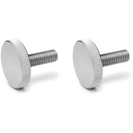 ganter norm Rändelschrauben flache Form M6 x 20 2 Stück