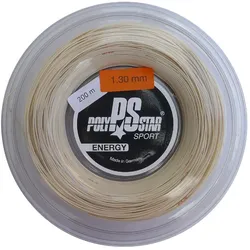 Polystar Tennissaite Energy (Haltbarkeit+Power) natur 200m Rolle