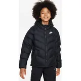 Nike Kinder Unterjacke K NSW SYN FL HD JCKT, BLACK/BLACK/WHITE, S