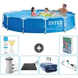 Frame Pool Rund - 366x76 Cm - 7-teilig  S252