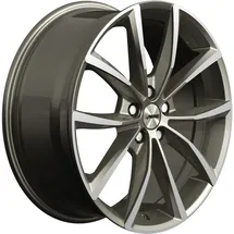 Autec Astana 8,0 x 19 5 x 112 ET43 MB66,5 Silber Poliert