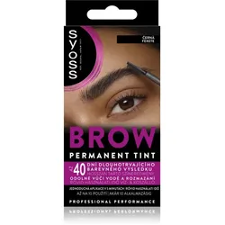 Syoss Brow Tint Farbe für die Augenbrauen Farbton Black 10 ml