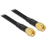 DeLock Antennenkabel SMA Stecker/SMA Stecker 5 m Schwarz