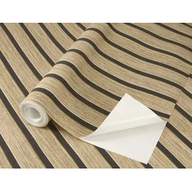 Rasch Textil Vliestapete Echo 6,00 m x 0,53 m 1 St Beige/Braun/Schwarz 370102