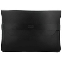 Buckle & Seam Terra Leather Laptop Sleeve S black