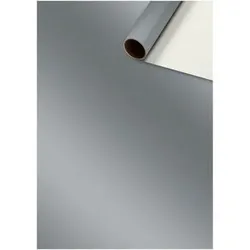 BRUNNEN 2528591375 Geschenkpapier 70x200cm Uni Plain silber