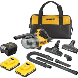 DeWalt DCV 501 LD2 Akku Stabsauger 18 V 0,7 l Staubklasse L + 2x Akku 2,0 Ah + Ladegerät