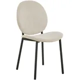 VCM ebuy24 Esszimmerstuhl Stoff beige. 2er Set