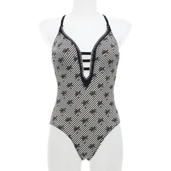 OLYMPIA Damen Badeanzug Badeanzug, schwarz/natur, 44B