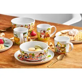 VAN WELL Baustelle Kindergeschirr Set 3-tlg. bunt