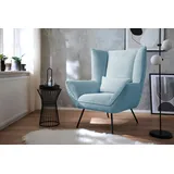 KAWOLA Sessel IVA Relaxsessel Cord hellblau