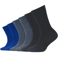 CAMANO Socken 6er Pack ca-soft in blau | Gr.: