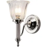 Elstead Lighting Carroll 1-flammig - Poliertes Nickel - BATH-CARROLL1-PN