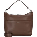 Mandarina Duck Mellow Leather Schultertasche Leder Braun