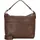 Mandarina Duck Mellow Leather Schultertasche Leder Braun