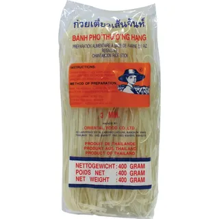 Farmer [ 400g ] FARMER Reisnudeln, 3mm Banh Pho / Bandnudeln / Rice Noodle