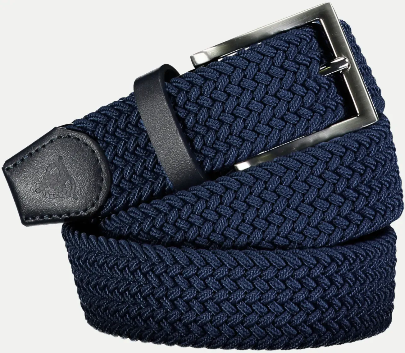 Gürtel geflochten Blau 90
