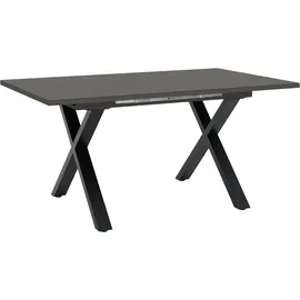 Mäusbacher Esstisch 160/210 x 75 cm Glas Grau/Schwarz