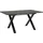 Mäusbacher Esstisch 160/210 x 75 cm Glas Grau/Schwarz