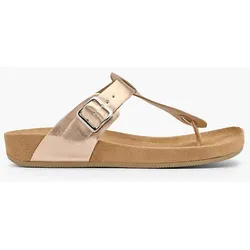 Zehentrenner - Damen - rosegold