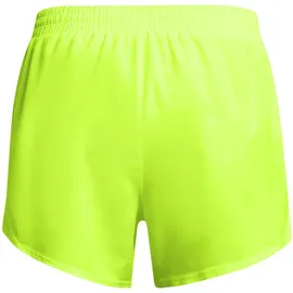 Under Armour Fly By 3'' Shorts, - high Vis yellow/high Vis yellow/reflective L