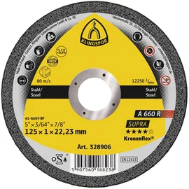 KLINGSPOR A 660 R Trennscheibe 125 mm 25 St.