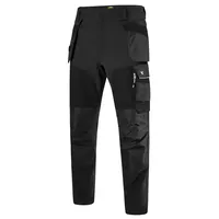 Diadora Utility Multi-Pocket Performance, Workwear Hose - Dunkelgrau/Schwarz -