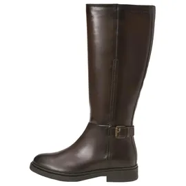 Marc O'Polo Marc OߴPolo aus edlem Schafleder", Damen, Stiefel Leder mit verstellbarer Schnalle, braun (Dark Brown), 37