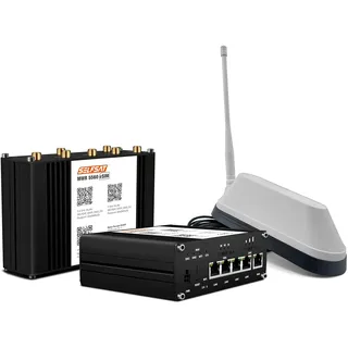 Selfsat MWR 5560 eSIM 5G Cat 19 WLAN Router bis 3,4 Gbps inkl. SHARK 5G Antenne weiß