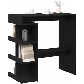 vidaXL Bartisch 100 x 48 x 101,5 cm Schwarz
