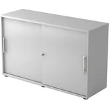 Hammerbacher Schiebetürenschrank V1752S/5/5/RE lichtgrau 1 Fachboden 120,0 x 40,0 x 74,8 cm