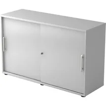 Hammerbacher Schiebetürenschrank V1752S/5/5/RE lichtgrau 1 Fachboden 120,0 x 40,0 x 74,8 cm