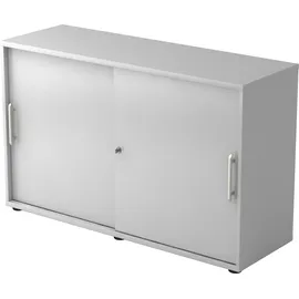 Hammerbacher Schiebetürenschrank V1752S/5/5/RE lichtgrau 1 Fachboden 120,0 x 40,0 x 74,8 cm