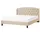 Beliani Polsterbett 140 x 200 cm Beige