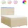 vidaXL Boxspringbett 140 x 200 cm Creme