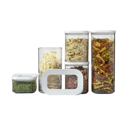 Mepal Vorratsdosenset  Modula , transparent/klar , Kunststoff