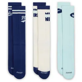 Nike Everyday Plus Crew Socken 3er Pack Mehrfarbig 38-42