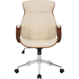 CLP Melilla Kunstleder creme/walnuss