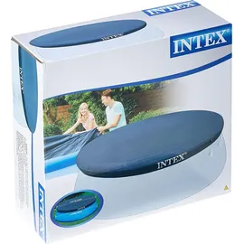 Intex Poolabdeckung blau Ø 396 cm