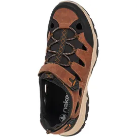 Rieker B8375-90 Herren Braun/Beige/Schwarz 42