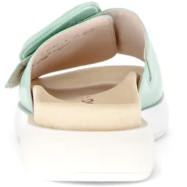 Gabor Pantolette GABOR, Damen, Gr. 38, grün, Nappaleder, Schuhe Pantolette, Plateau, Schlupfschuh, Sommerschuh mit großer Zierschnalle