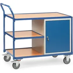 fetra Tischwagen 2632 - Tragkraft 300kg TPE-Reifen