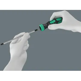 WERA Kraftform Kompakt Vario RA Schraubendreher-set 7-tlg. Schwarz/Grün