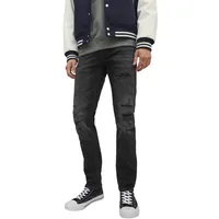 JACK & JONES Herren Jeans mit Stretch-Anteil Modell 'Glenn', Black, 29/32