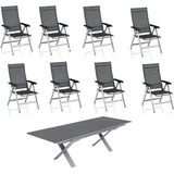 KETTLER Garten-Essgruppe Basic Plus Premium silberfarben