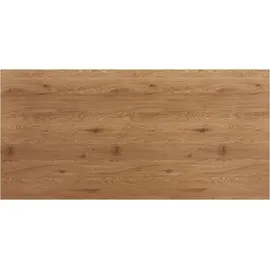 Home Deluxe – Esstisch-set Avencia mit 6 Stühlen Noda Grau / Braun - Farbe: Light Oak, Maße: 240 x 76 x 120 cm, U-fuß I Essgruppe Ausziehtisch... - Braun