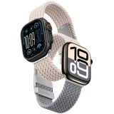 AMAZINGthing Blend Band Apple Watch 42mm 2er-Pack - Pink-Grau/Pink