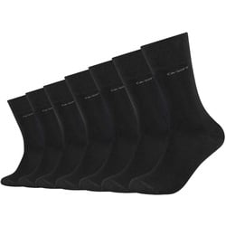 Camano Unisex CA-Soft Crew Socken 7er Pack in 43-46 Schwarz