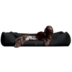 Tierlando MORITZ KOMFORT Hundebett Hundesofa M - XXXL 90 110 130 160 185 cm schwarz 1,3 m, 25 cm, 1 m