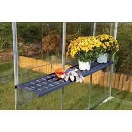 PetSafe Palram - Canopia Gewächshaus Regaleinsatz Twin Grau 126x30x3 cm